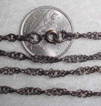 #245g - Victorian Look Antique Finish Chain 24"
