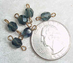 #75 - 6mm Glass Bead w/Ring, 10 Pieces