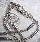 #107c -  Silver Plated Chain 24"