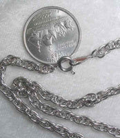 #107k - Silver Plated Chain 24"