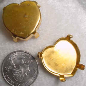 #117 - 20mm Heart Brass Setting