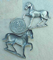 #142s - Horse Stamping Accent Piece
