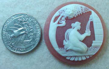 #156 - 38mm Molded Cameo Germany