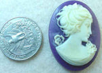 #236 - 40x30mm Molded Cameo, 1940's