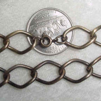 #245b - Victorian Look Antique Finish Chain 24"
