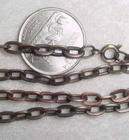 #245d - Victorian Look Antique Finish Chain 24"
