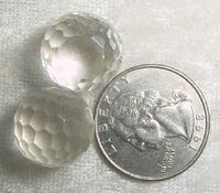 #333 - 15mm Molded Acrylic Crystal, 2 Pieces