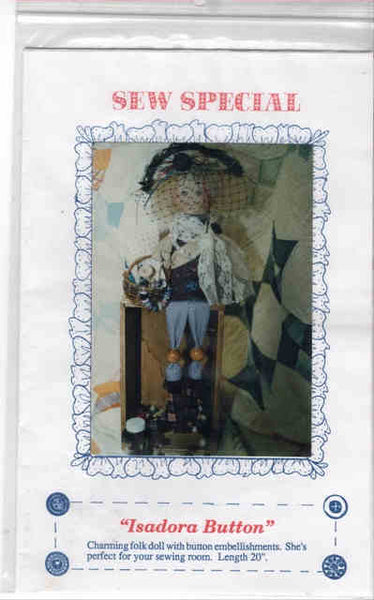 Isadora Button Doll Pattern