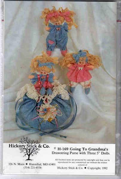 Going to Grandma's Purse & Doll Pattern