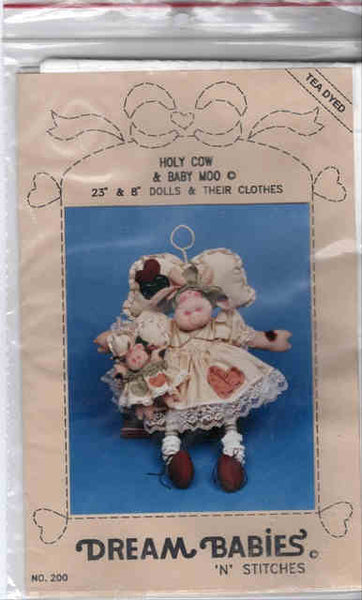 Holy Cow & Baby Moo Cow Doll Pattern