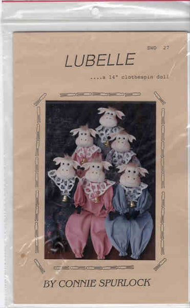 Lubelle Clothespin Cow Doll Pattern