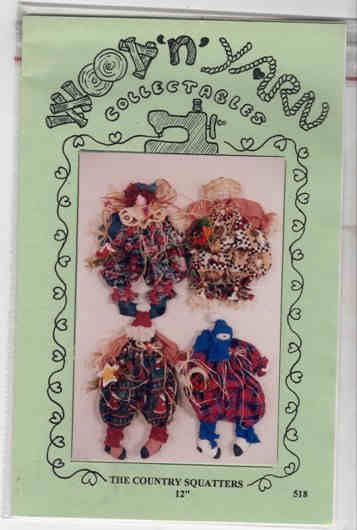 Country Squatters Doll Pattern