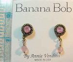 Pink & Lilac Pierced Earrings