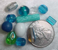 #73 - Czech Glass Bead, Assorted 15 Pieces