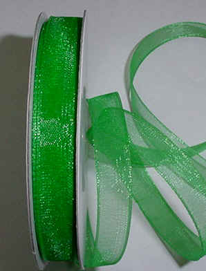 Emerald Organza 3/8" Ribbon 25 yds