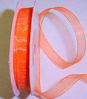 Orange Organza 3/8" Ribbon  25 yds