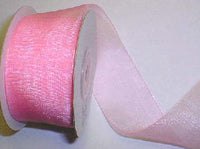 Pink Organza 1-1/2" Ribbon 25 yds