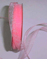 Pink Organza 3/8" Ribbon 25 yds