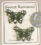 Victorian butterflies Pins Clear