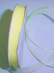Yellow Organza 3/8" Ribbon 25 yds